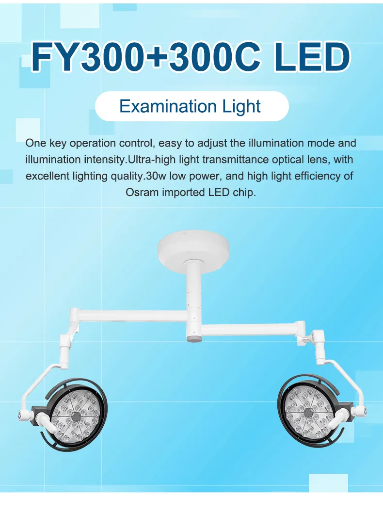 ダブルヘッド LED オスラム電球病院用手術灯無影手術灯